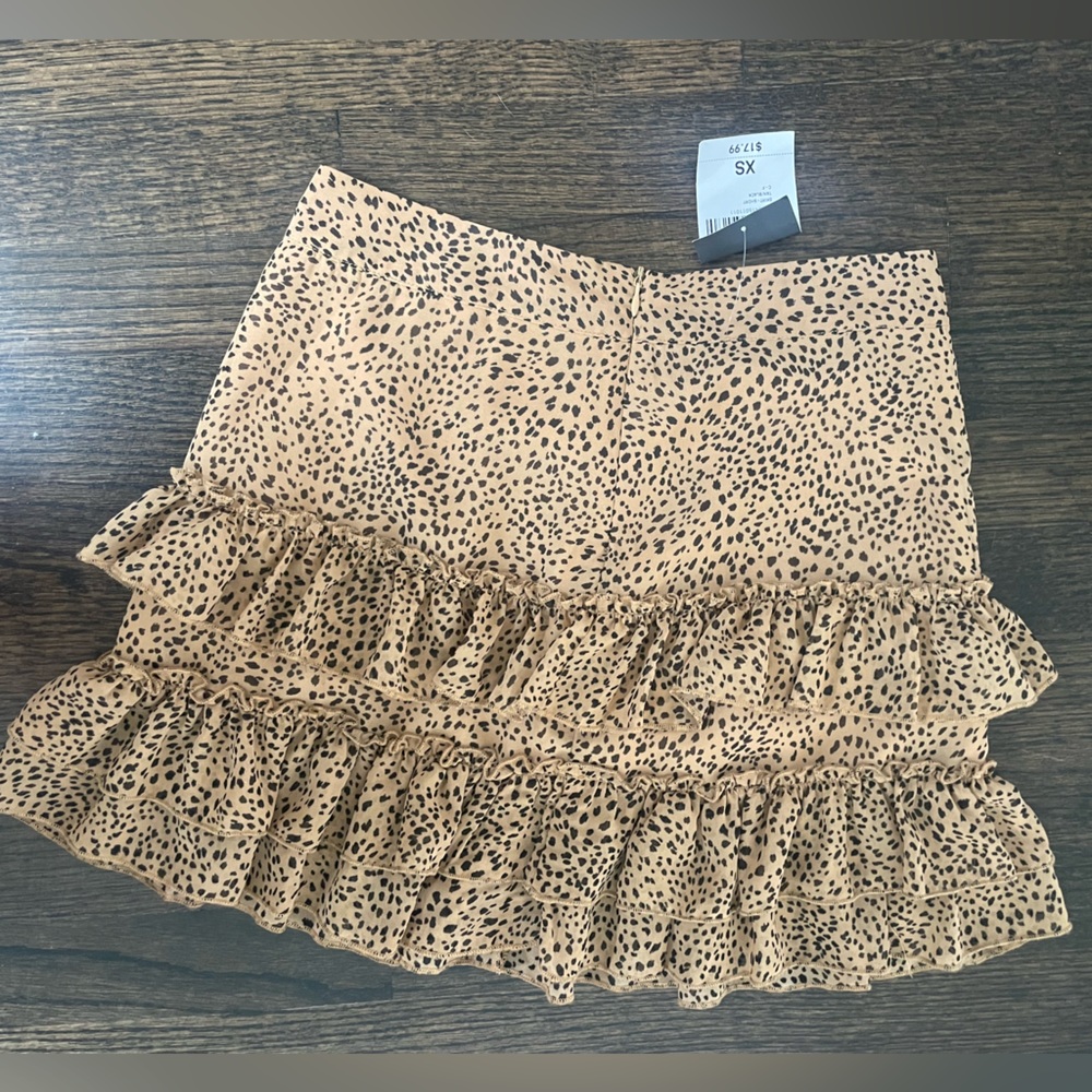 Forever 21 skirt xs animal print